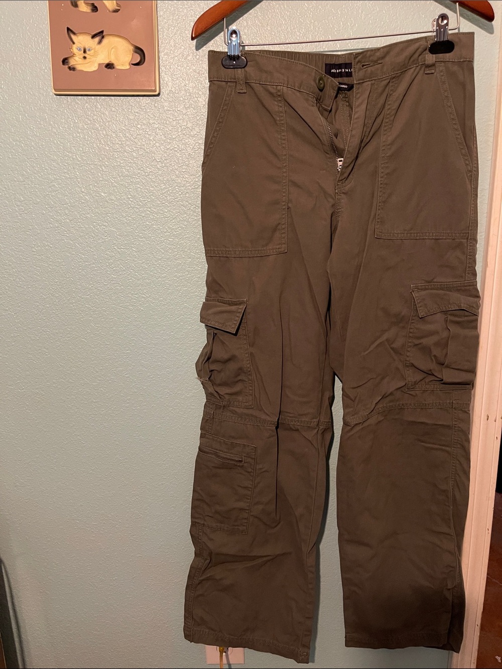 Aeropostale Olive Green Cargo Pants